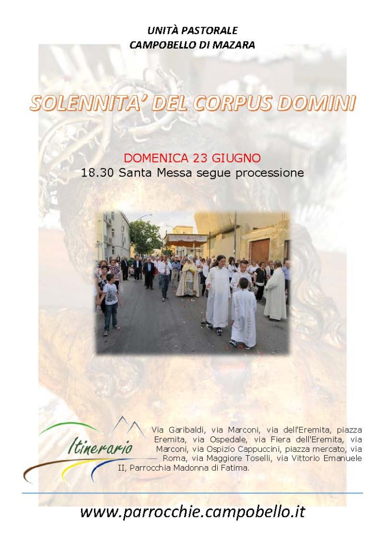 solennità del corpus domini 23.06.19